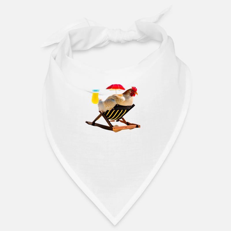 Fun, chicken on the beach Bandana