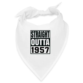STRAIGHT OUTTA 1957 - Bandana - Weiß - Vorne