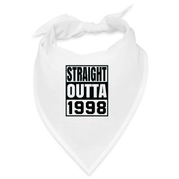 Straight Outta 1998 - Bandana - Weiß - Vorne