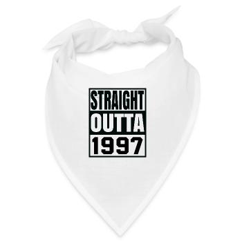 Straight Outta 1997 - Bandana - Weiß - Vorne
