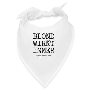 Blond - Bandana - Weiß - Vorne