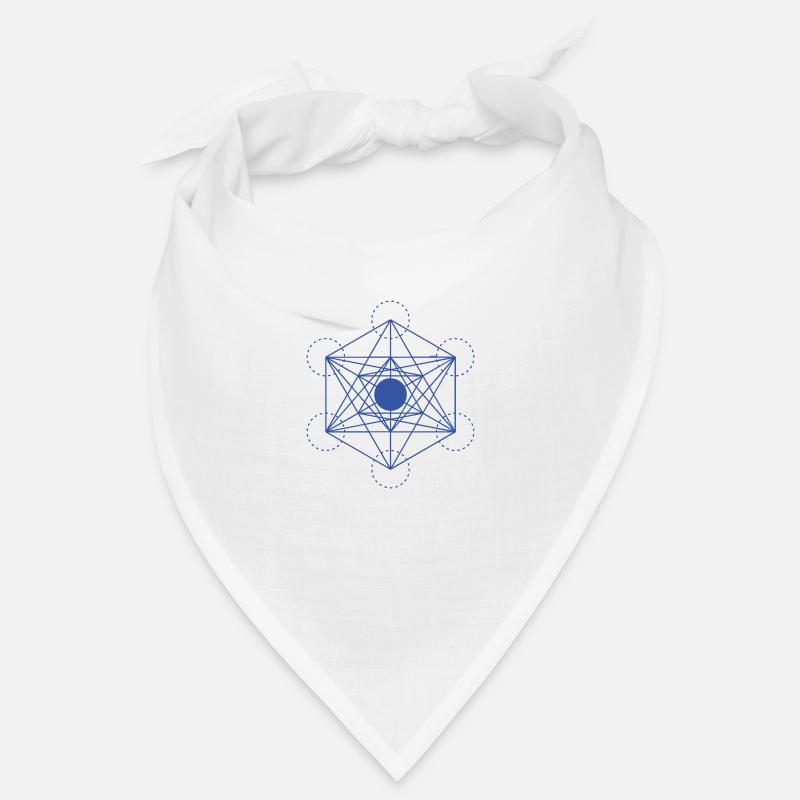 Sacred Geometry - Bandana - white
