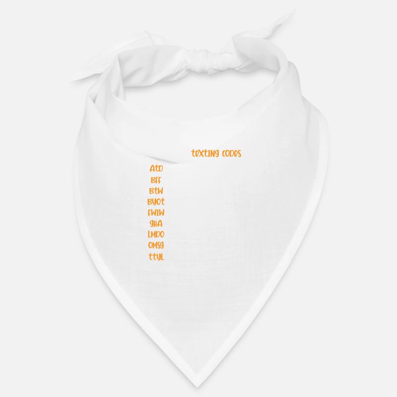 Text-Codes Senior Citizen oder Eldery Person Gesch Bandana