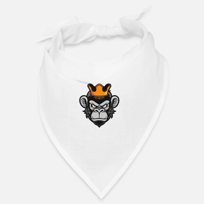 Affe Kopf Krone Bandana