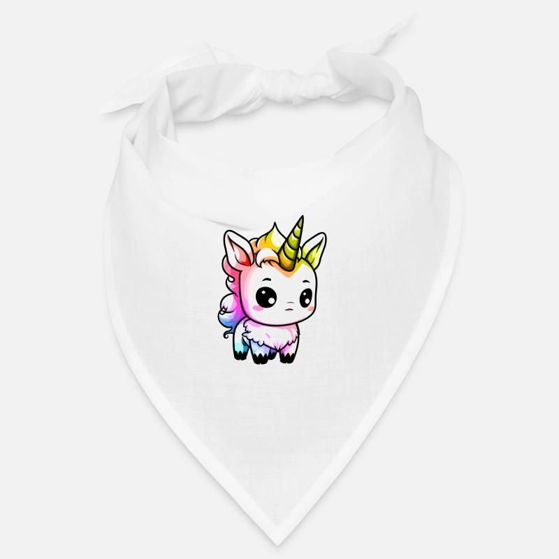 Einhorn Winter Tier Bunt Comic Bandana