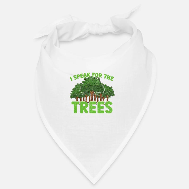 I Speak For Trees Save Earth Day Bandana