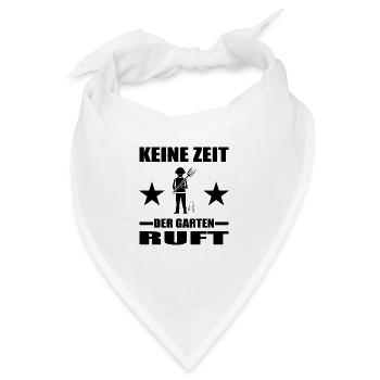 Garten - Bandana - Weiß - Vorne