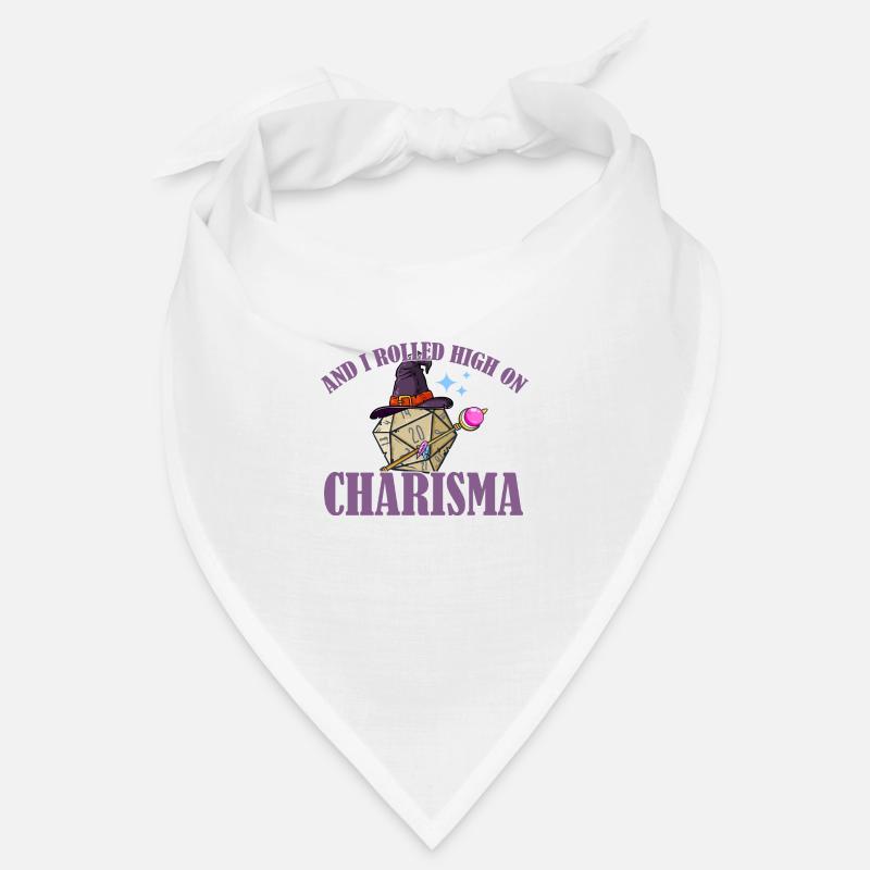 RPG Rolled High On Charisma Funny Witch Bandana
