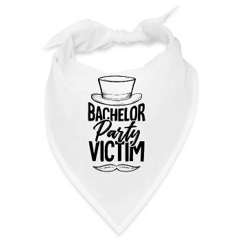 bachelor party bräutigam - Bandana - Weiß - Vorne