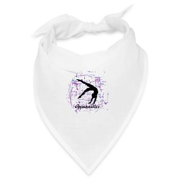 Turnen, Turnerin - Gymnastics - Bandana - Weiß - Vorne