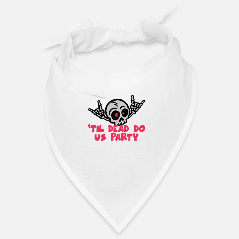 Til Death Do Us Party Bride Squelette Bandana