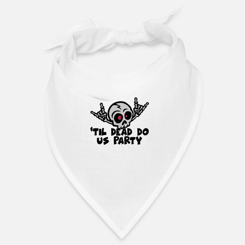 Til Death Do Us Party Bride Skeleton Bandana