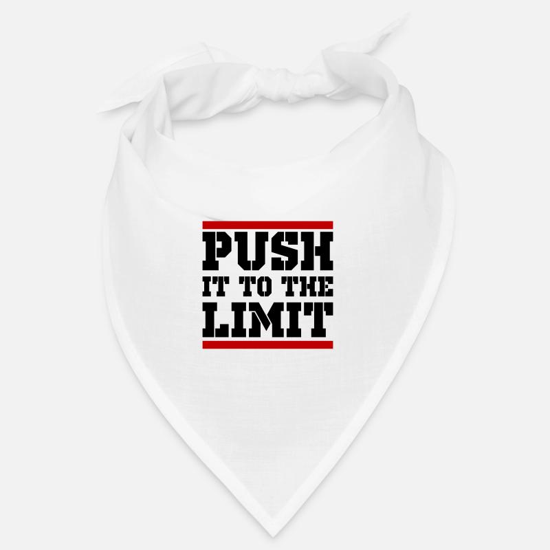 Push It To The Limit Training Spruch Bandana