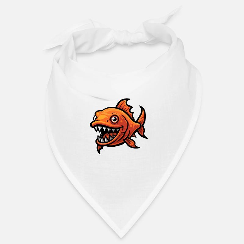 Bande dessinée de poisson piranha Bandana
