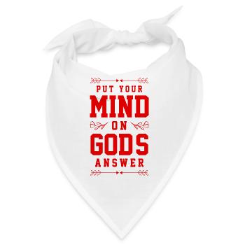 bibel verse - Bandana - Weiß - Vorne