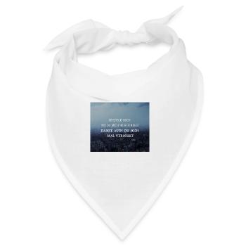 Ich will nur - Philipp Poisel - Bandana - Weiß - Vorne