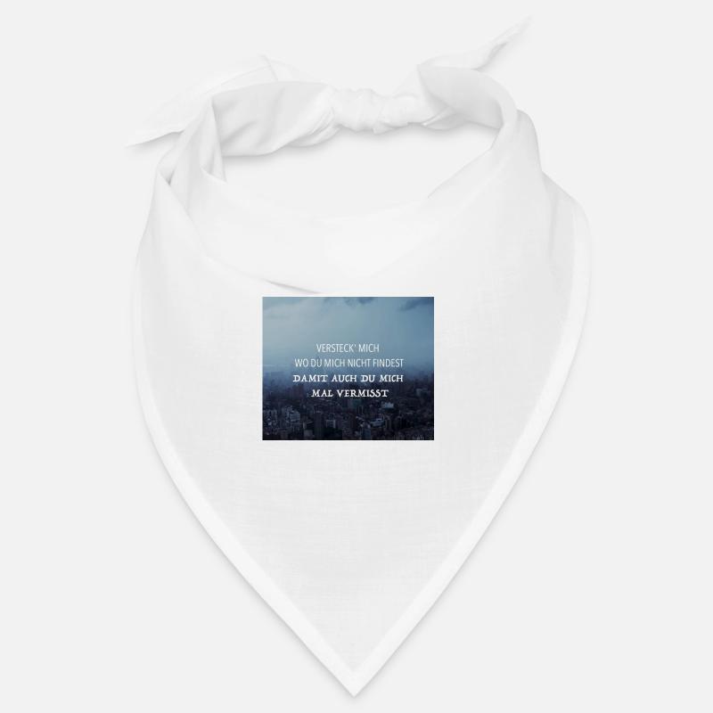 Ich will nur - Philipp Poisel - Bandana - Weiß