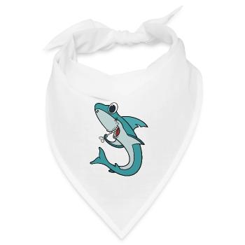 Mehr als nur ein Happen nach Geschmack - Bandana - Weiß - Vorne