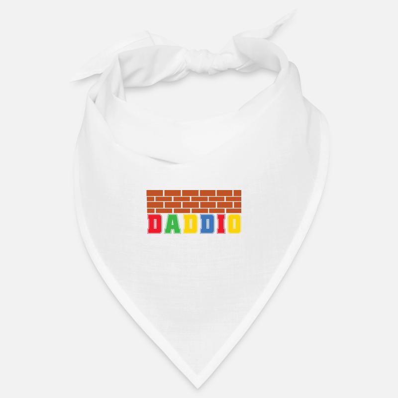 Super Daddio, Vatertag, Super Dad - Bandana - Weiß