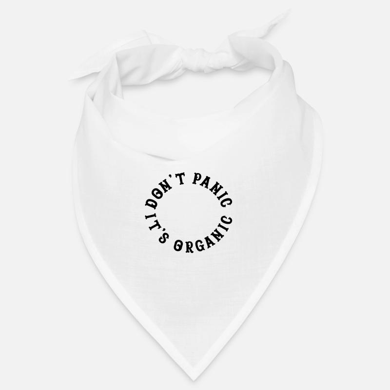 Ne paniquez pas son bio - Bandana - blanc
