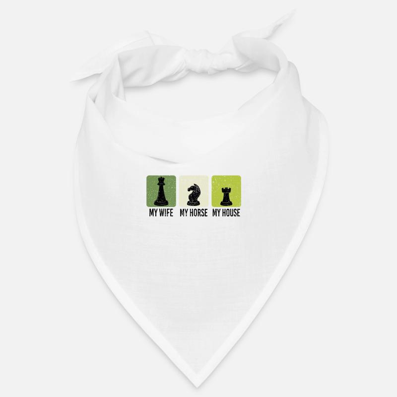 Chess Player Chess Games Chess Pun Bandana
