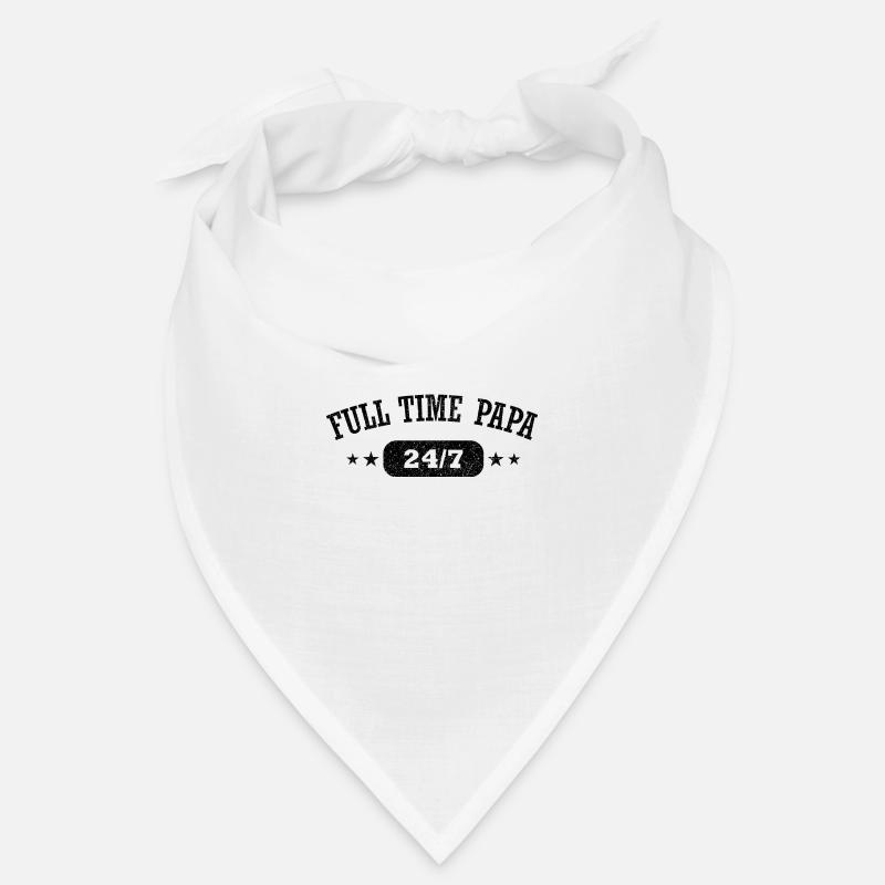 Dad Full Time Single Parent Papa Bandana
