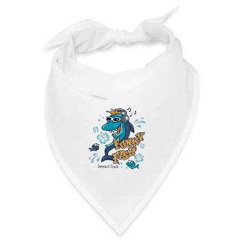 Funky Fish - Bandana - Weiß - Vorne