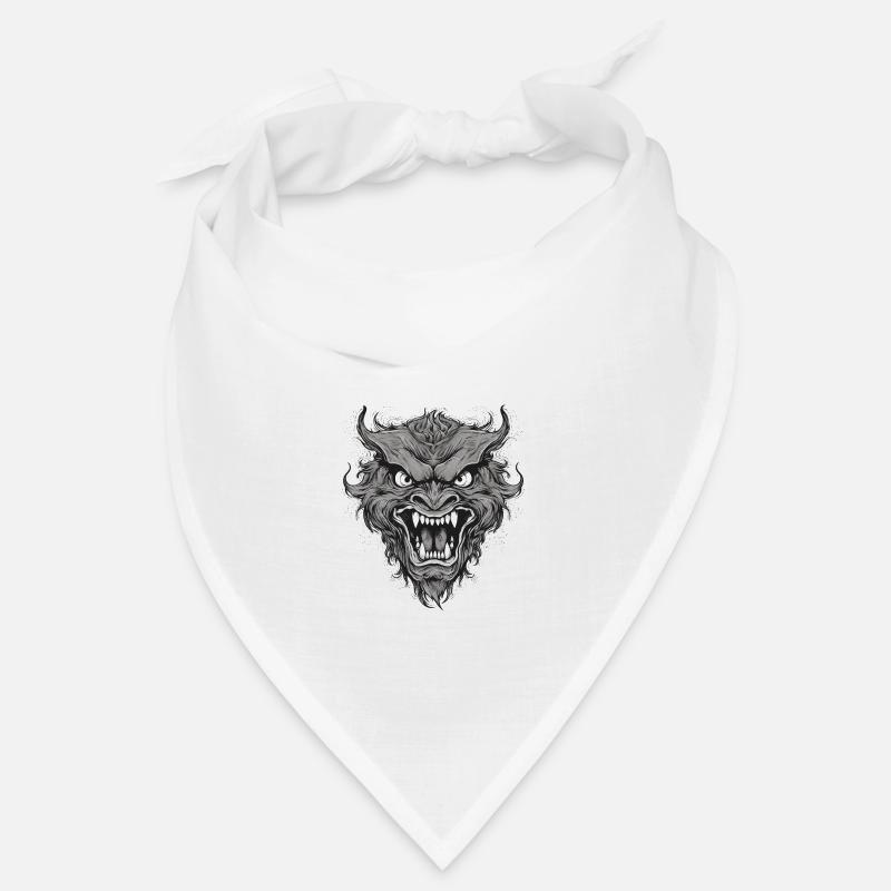 Wild werewolf with nasty teeth, sharp teeth Bandana