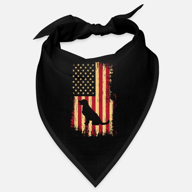Drapeau des États-Unis du Labrador Bandana
