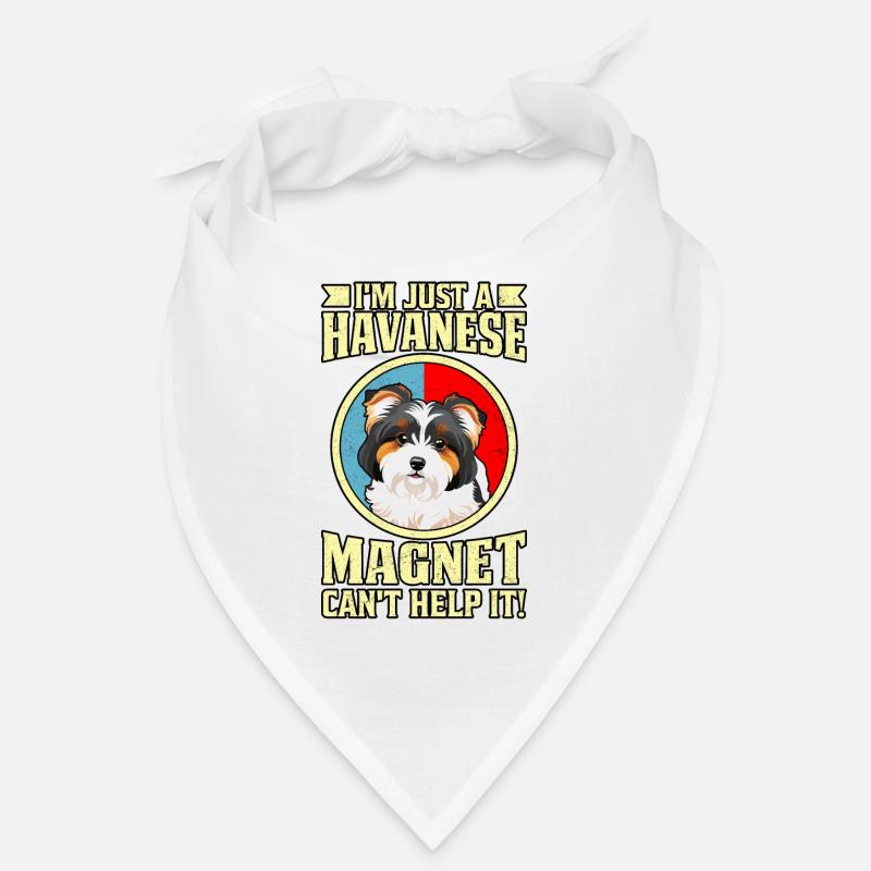I'm just a Havanese Magnet can't help it Bandana