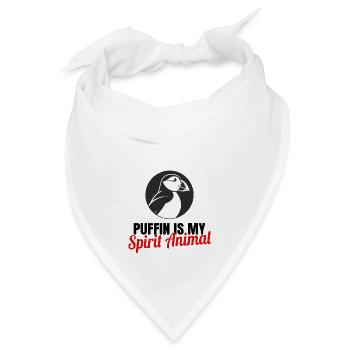 Papageientaucher Küstenvögel Papageientaucher - Bandana - Weiß - Vorne