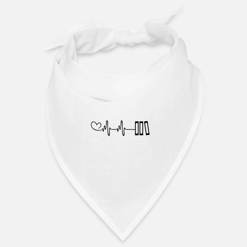 Books Pulse Heart Bandana