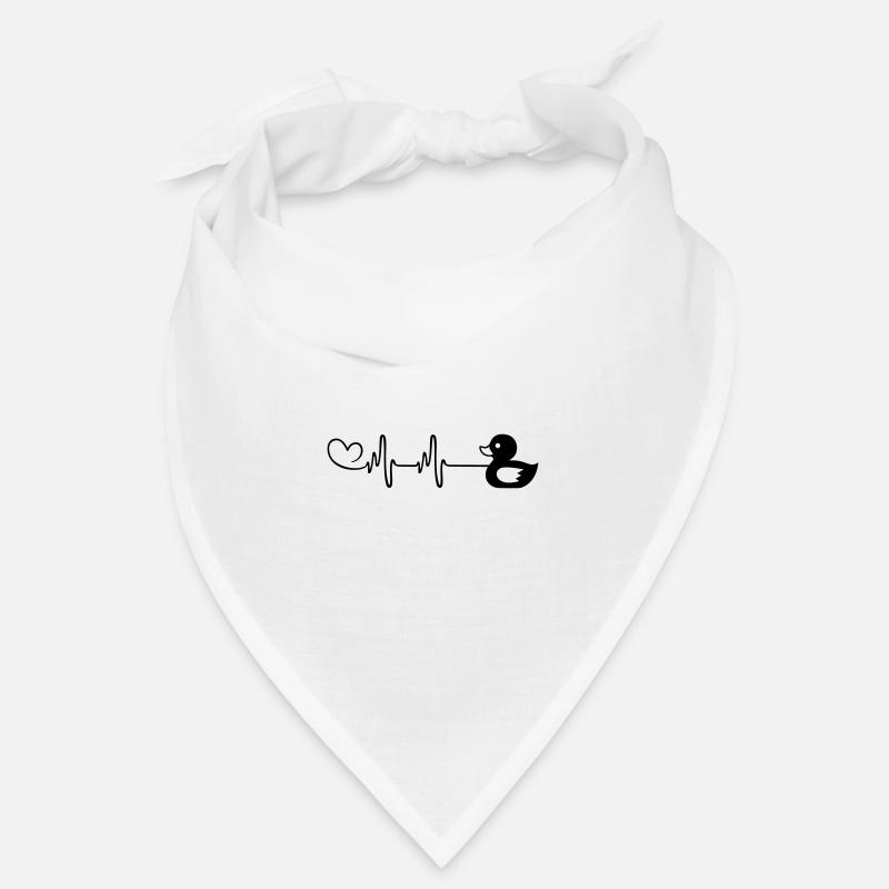 Duck Pulse Heart Bandana