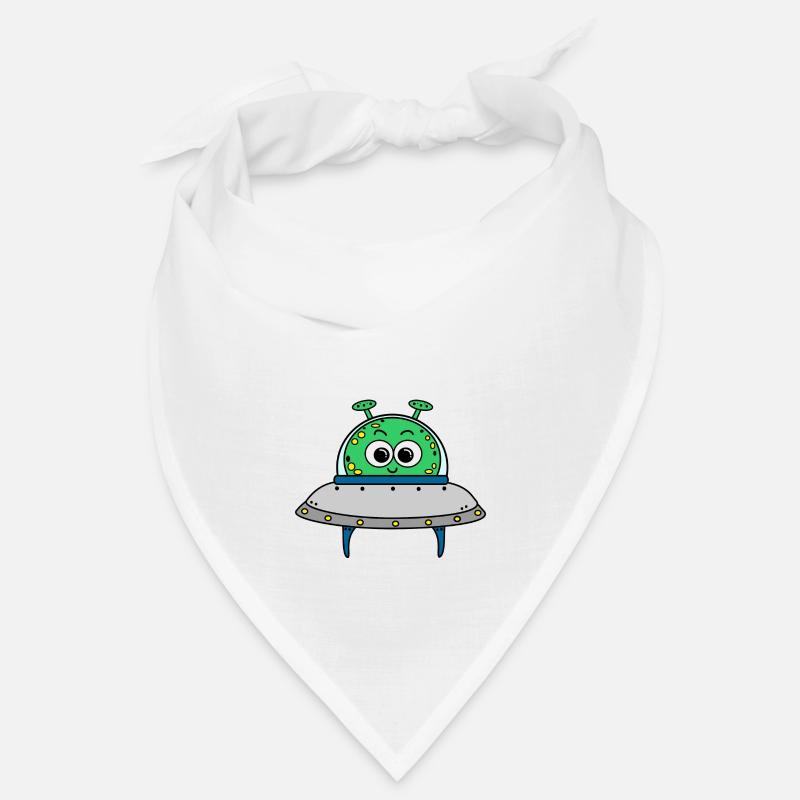 Ufo - Bandana - Weiß