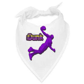 BasketBall - Bandana - Weiß - Vorne