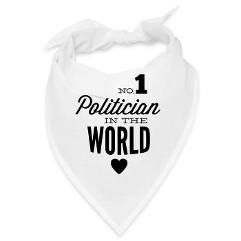 Bester Politiker der Welt - Bandana - Weiß - Vorne