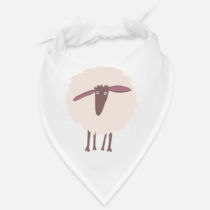 Schaf - Bandana - Weiß