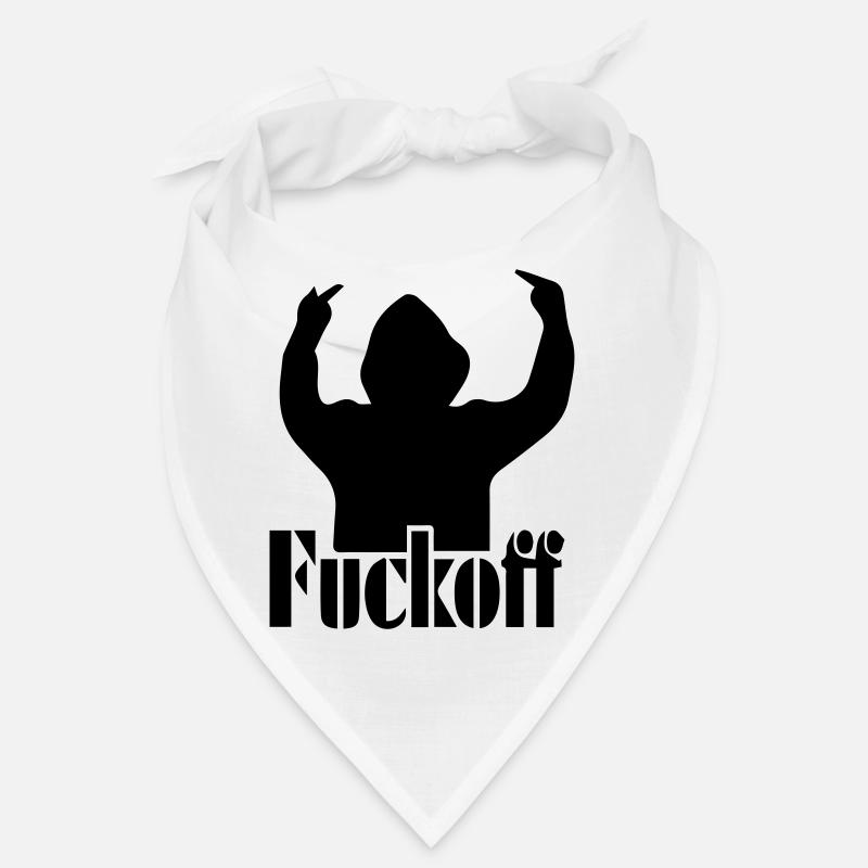 Fuck Off – Statement im Schatten Bandana