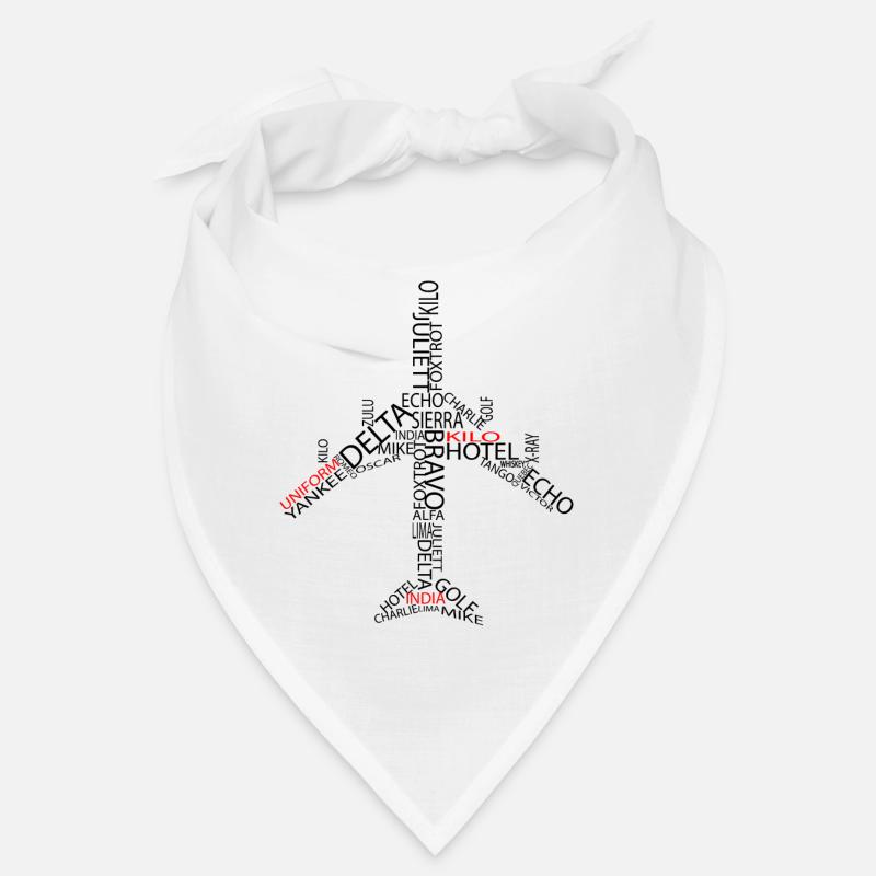 Avion 747 - Bandana - blanc