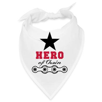 hero of chain - Bandana - Weiß - Vorne