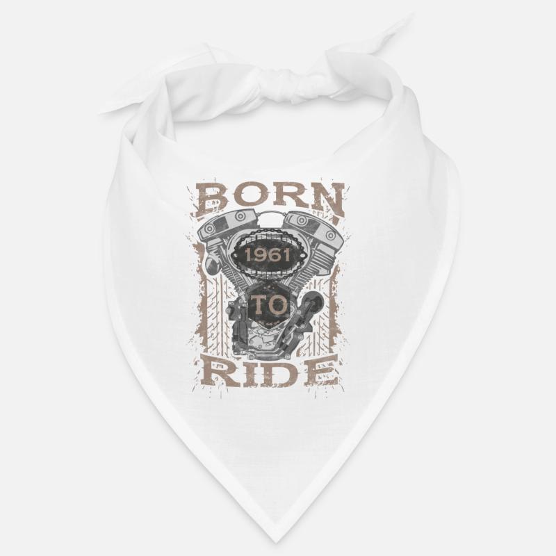 Born to Ride motorcycle biker 1961 Bandana