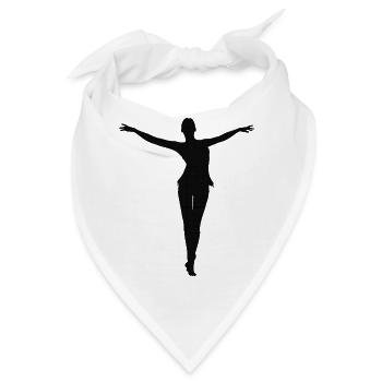 Die Tänzerin - Bandana - Weiß - Vorne
