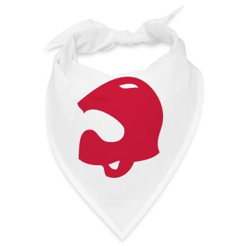 Feuerwehrhelm Fass - Bandana - Weiß - Vorne