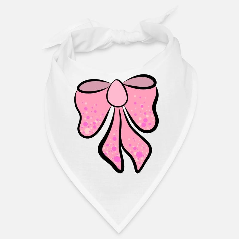 schöne rosa, pinke Schleife , Geschenkidee Bandana