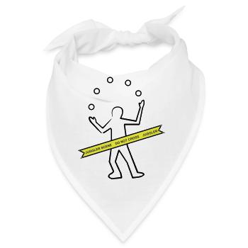 Jongleur - Bandana - Weiß - Vorne