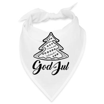 God-Jul Christmas tree - Bandana - Weiß - Vorne