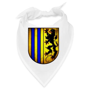 Chemnitz - Chemnitzer Wappen - Bandana - Weiß - Vorne