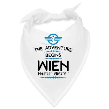 Wien - Bandana - Weiß - Vorne