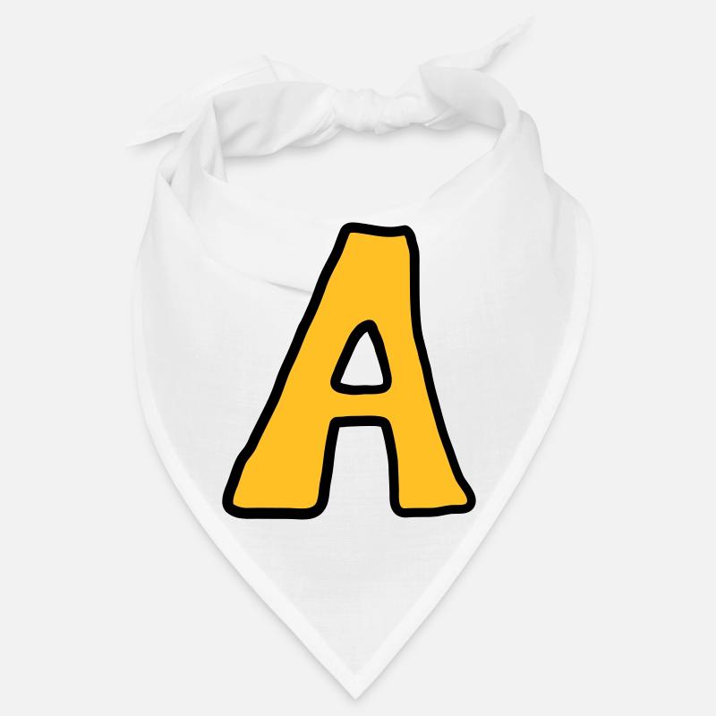 Buchstabe A Comic Cartoon Bandana