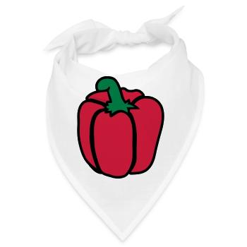 Paprika - Bandana - Weiß - Vorne